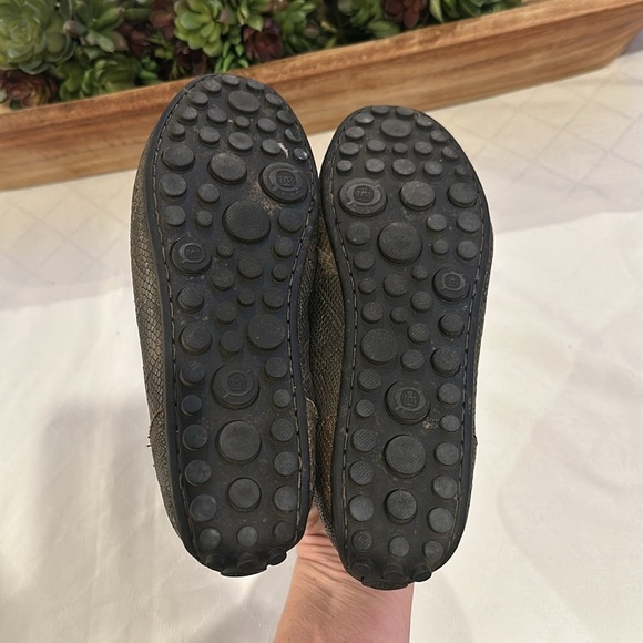 Born Amani Driver Loafer Snake Embossed Leather Moccasin womens size 7 EUC - Picture 6 of 7